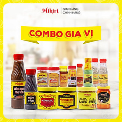 Combo Gia Vị Mikiri Mắm Muối Cốt Me Chao Sa Tế Gia Vị Việt cho Món Ăn Việt