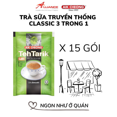 Trà Sữa Aik Cheong Vị Classic 3 In 1 600G (40 G X 15 Gói) - [9556771000554]