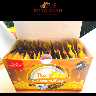 Trà quế cam mật ong Quế Rừng Xanh - sản phẩm độc quyền & duy nhất tại Việt Nam kết hợp 3 trong 1 - Cam, Quế, Mật ong - HÀNG CHÍNH HÃNG