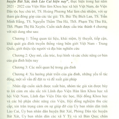 Gia Đình Của Người Hà Nhì Và Người Giáy Ở Vùng Biên Giới Việt Nam - Trung Quốc (Sách Chuyên Khảo) -  Viện Dân Tộc Học; TS. Hoàng Phương Mai chủ biên