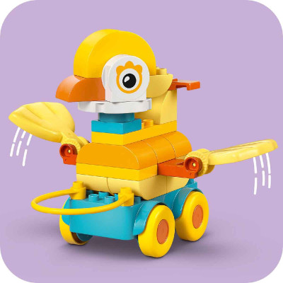 Đồ Chơi Lắp Ráp 3 Trong 1 Động Vật Đi Trên Bánh Xe LEGO DUPLO 10448 (58 chi tiết)