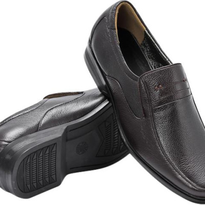 Giày Da Nam Huy Hoàng HT7110 - Đen