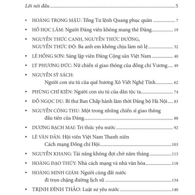 Sách - Dấu Chân Những Người Yêu Nước