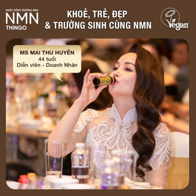 1 Hộp NMN Thingo - Nước uống trường sinh - Khoẻ, trẻ, đẹp, hộp 10 chai - Gian hàng chính hãng