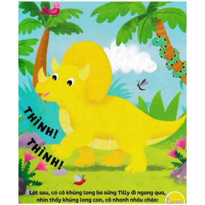 Những chú khủng long vui vẻ - Âm Thanh Vui Nhộn - Sách Âm Thanh Tân  Việt