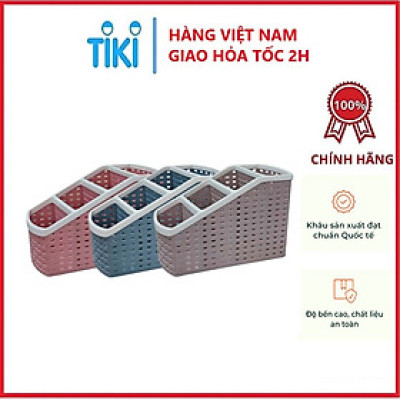 Khay Nhựa Tiện Ích 4 Ngăn Việt Nhật , Khay Nhựa 4 Ngăn Để Vật Dụng Văn Phòng , Khay Nhựa 4 ngăn Để Dụng Cụ Trang Điểm - Hàng chính hãng 