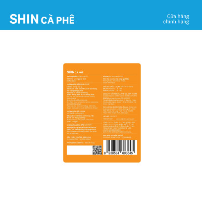 Cà phê Pleiku Robusta - SHIN Cà Phê - Túi Nhúng - Hộp 10 gói