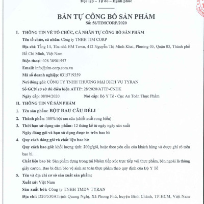 Bột rau câu Déli