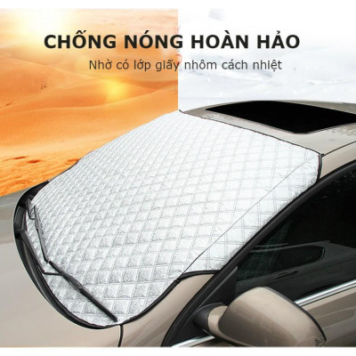 Tấm che chắn nắng kính lái dành cho ô tô Nissan XTrail CAO CẤP 3 Lớp Chắn Nắng Cản Nhiệt 