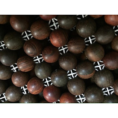 Chiếu Hạt Gỗ Trắc Mộc kích thước 1,8mx2m hạt 1.8cm - Chiếu gỗ Mian ( video , hình thật )