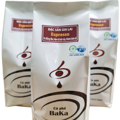 Cà Phê Nguyên Chất Baka - Espresso (Bì 500g)