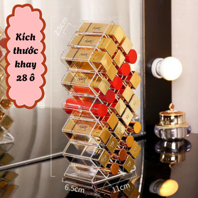 Khay Đựng Son 18–26 Ô Tiện Lợi Kệ Đựng Son 18–26 Ngăn Cao Cấp Khay Đựng Son Trang Điểm Đa Năng 18–26 Ô  Khay Son Cao Cấp 18–26 Ô – Gọn Gàng, Tinh Tế Khay Trang Điểm Đựng Son 18–26 Ô Acrylic Trong Suốt Hộp Đựng Son Handmade 18–26 Ngăn – Đẳng Cấp Makeup