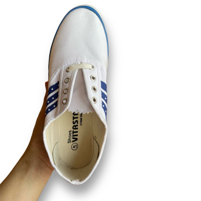 Giày Bata Tàu Đế Đen Cao Su WARRIOR Chính Hãng Chuyên Đá Bóng Sân Cỏ Nhân Tạo Phủi Cao Cấp Siêu Bền Size 38 - 43