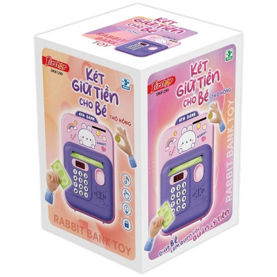 Ống Heo Tiết Kiệm Tiền - Firstar DK81290 - Thỏ Hồng