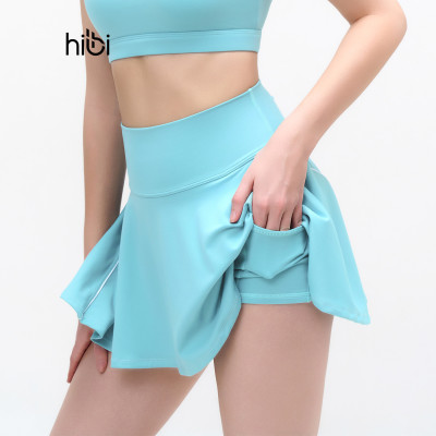 Váy thể thao Hibi Sports SK008 dáng xòe, phối né trắng hai bên phù hợp tập Pickleball, Tennis