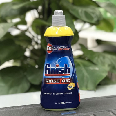 Combo Bột rửa bát Finish 2,5kg + Muối 1,2kg + Nước làm bóng 400ml