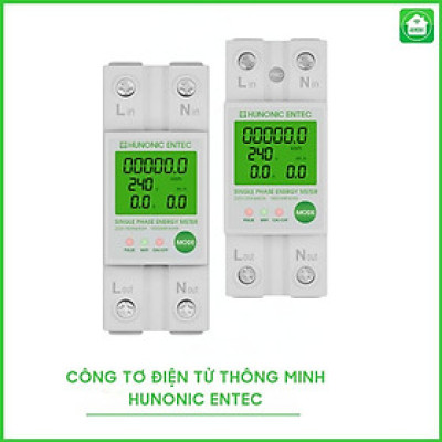 Công Tơ Điện Tử WIFI Thông Minh HUNONIC ENTEC 63A/220V