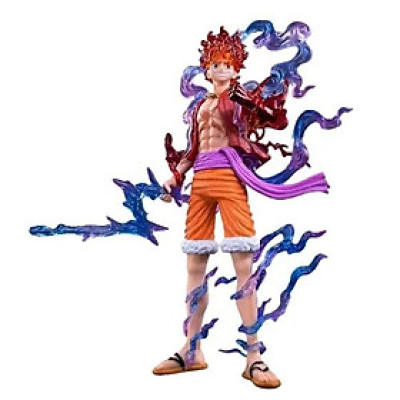Mô hình One Piece : Mô hình Luffy Gear 5 Nika đỏ Cao 28cm