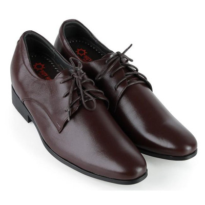 HC7189-7716- Giày nam tăng chiều cao Huy Hoàng màu đen, nâu