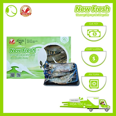 [GIAO NHANH HCM] Tôm Càng Xanh Đông Lạnh - Túi 1Kg (9-10 con)