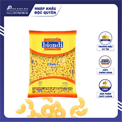 Nui Chữ C Elbows Số 35 Biondi 500g - Thương Hiệu Úc, SX Thái Lan | Biondi Elbows No.35 500g