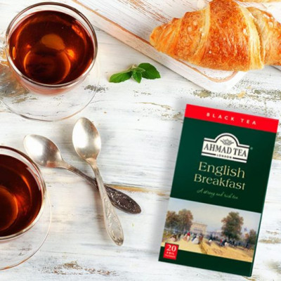 TRÀ AHMAD ANH QUỐC - BUỔI SÁNG (40g) - English Breakfast - Khách sạn, nhà hàng tiện dùng do có bao thiếc riêng