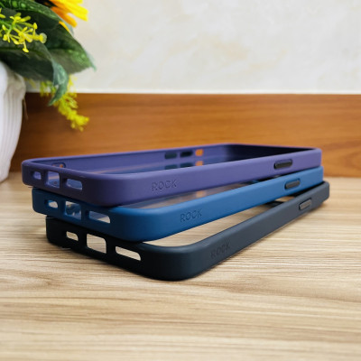 Ốp lưng dành cho iPhone 14 Plus Rock viền màu- Hàng chính hãng