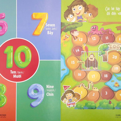 Bộ Sách Từ Điển Bằng Tranh: Hoa, Quả, Rau Củ - Chữ Cái Và Số Đếm - Phương Tiện Giao Thông (Bộ 3 Cuốn)