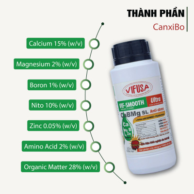VIF-SMOOTH Ultra - Phân bón CanxiBo chai 500ml