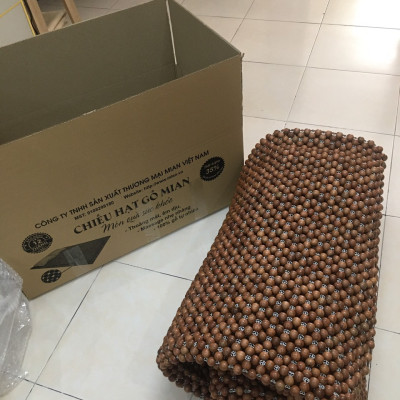 Chiếu Hạt Gỗ Hương Cao Cấp - Kích Thước 2,2mx2m hạt 1.8cm ( video , hình thật )