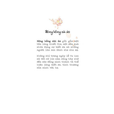 Bông Hồng Cài Áo (Tái bản năm 2023)