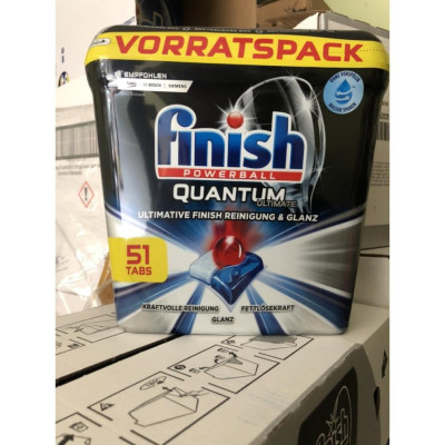 Viên rửa bát Finish Quantum Max 60v - Ultimate 51 viên (Hàng Đức)