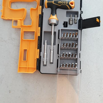 BỘ TUỐC NƠ VÍT TAY CẦM CHỮ T 25 CHI TIẾT INGCO HKSDB0258 - HÀNG CHÍNH HÃNG