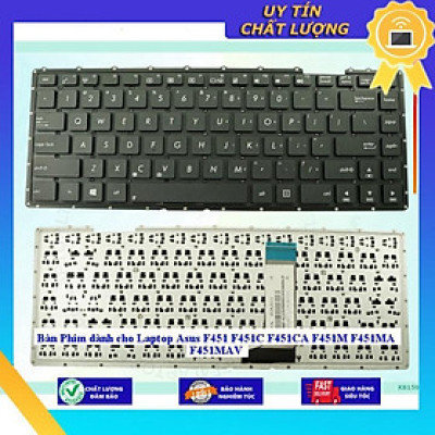 Bàn Phím dùng cho Laptop Asus F451 F451C F451CA F451M F451MA F451MAV - THƯỜNG - Hàng Nhập Khẩu New Seal
