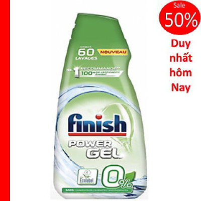 Gel rửa bát Finish hữu cơ 900ml
