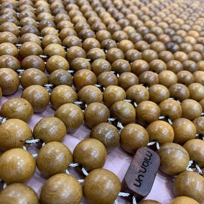 Chiếu Hạt Gỗ Bách Xanh Cao Cấp Hạt 1.6cm ( video , hình thật )