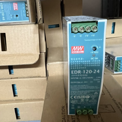 Nguồn DIN Rail EDR-120-48 Meanwell (120W 48V 2.5A) Hàng chính hãng