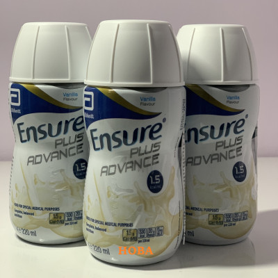 Sữa Ensure Plus Advance 220ml - Năng lượng cao 1,5kcal/1ml - Dành cho người nằm viện, phẫu thuật, mới ốm dậy