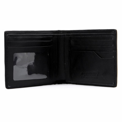 HT2213-14-15-49 - Ví nam Huy Hoàng da cá sấu gù đầu màu đen, nâu đỏ, vàng bò, nâu đất