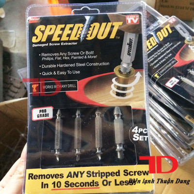 Bộ 4 mũi khoan ốc vít đa năng 