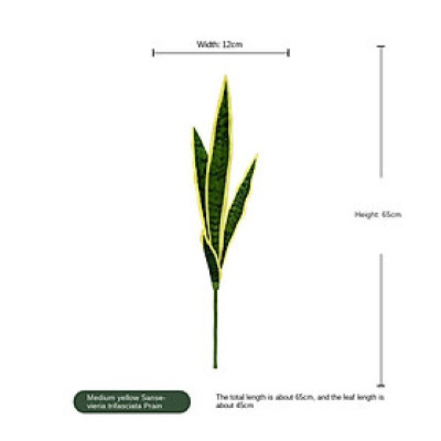 Cành lưỡi hổ giả cao cấp có 3 kích thước - Size từ 66cm đến 73cm - Cây giả, hoa lụa Decor trang trí nhà cửa