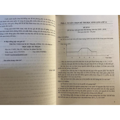 Sách - Tuyển chọn đề thi học sinh giỏi trung học phổ thông môn Sinh học