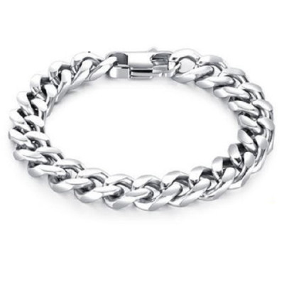 Vòng tay nam kiểu xích thép không gỉ cá tính