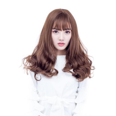 Tóc giả cao cấp xoăn qua vai tự nhiên- tặng lưới chùm tóc