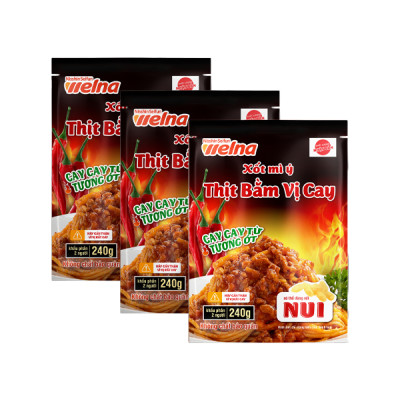 Combo 3 Gói Xốt Mì Ý Nhiều Vị - Nisshin Seifun Welna Shop