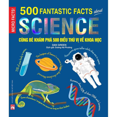 Sách - Cùng Bé Khám Phá 500 Điều Thú Vị Về Khoa Học + Vũ Trụ - Combo 2 Cuốn - Minh Thắng