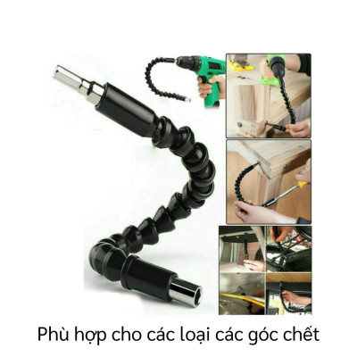 Trục Khoan Nối Dài - Dây kết nối mũi khoan Linh Hoạt Dụng Cụ Giữ Ốc Vít Máy Khoan