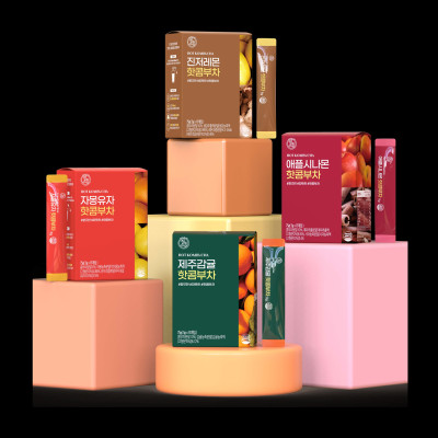 Trà Hot Kombucha Healslab Hàn Quốc Vị Chanh Gừng