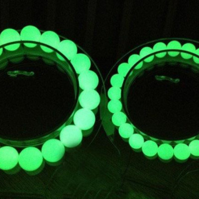 Vòng tay phong thủy đá Dạ Quang  phát sáng trong đêm phong cách Hàn Quốc size 08mm