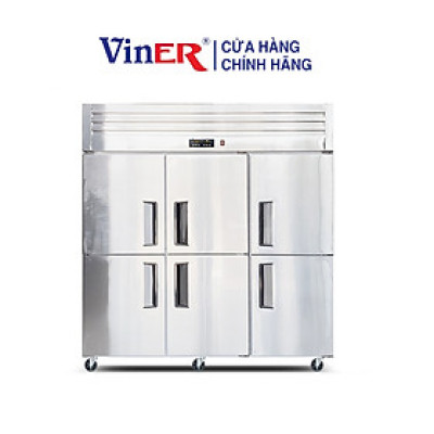 [HÀNG CHÍNH HÃNG] Tủ đông mát 6 cánh lạnh trực tiếp Viner